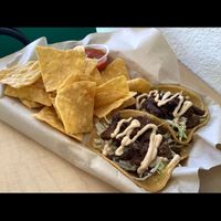 Vegan steak tacos at Garden Grill in Las Vegas