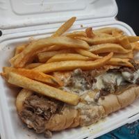 Philly cheezesteak!! at Garden Grill in Las Vegas