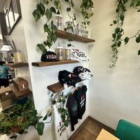 I love vegan food merch  at Garden Grill in Las Vegas