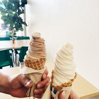 Make room for the soft serve!  at Garden Grill in Las Vegas