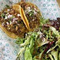 Jack asada tacos 4/10  at Garden Grill in Las Vegas