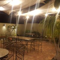 Outside seating at Ricón de Moraga in La Palma