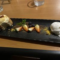 White choc/raspberry cake   at Sky in Port Adelaide