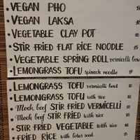 Vegan mains at Sky in Port Adelaide