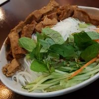 Lemongrass tofu with vermicelli at Sky in Port Adelaide