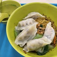 Very nice Dried Dumpling Noodle  at Vegetarian Ideas 不荤主义 in Northeast Singapore