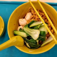 鱼圆面（素）面薄干 at Vegetarian Ideas 不荤主义 in Northeast Singapore