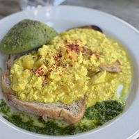Tofu scramble   at Cafe Rust in Brighton