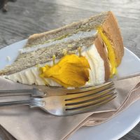 Lemon cake   at Cafe Rust in Brighton