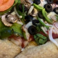 Ask for the vegan menu   at Mellow Mushroom in Winston-salem