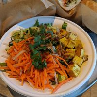 Tofu bowl at Zao Asian Cafe in Orem