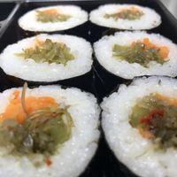 Vegan sushi at Cheeky Duck in Sunderland