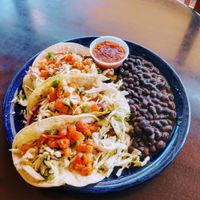 Southwest Vegan tacos are AWESOME! at Canyon Breeze in Sedona