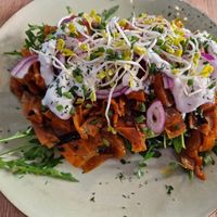 Waffel mit Räucherlax at Doppeltsolecker in Dortmund