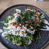 Herzhafte Waffel mit veganem Bacon at Doppeltsolecker in Dortmund