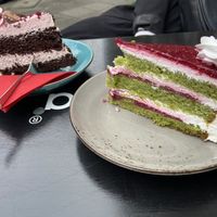 Links Jogurette, rechts Himbeer-Spinat-Zitrone (?)  at Doppeltsolecker in Dortmund