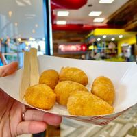 Dough bits  at Tahinis in London