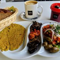 Arresting at Aroma in Tel Aviv