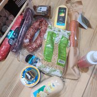 Get your vegan meats! at Ecostoria in Chelyabinsk