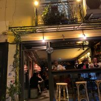 Outside at Farès in Lisbon