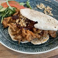 Broodje pulled jackfruit  at De Marlijn in Schiermonnikoog