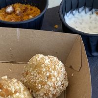 Kokos curry balls (snack) at De Marlijn in Schiermonnikoog