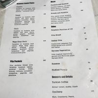 Menu - January 2020. at Tamu Tamu in Chennai