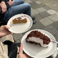 Veganer Möhren und Maulwurf Kuchen  at MORGÆN in Wilhelmshaven