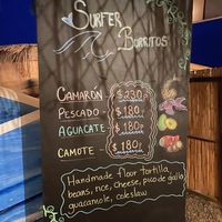 Menu 12-27-21  at Barracuda Cantina in Cerritos Beach