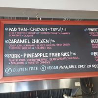 Vegan Pad Thai on the menu at Foo in Victoria