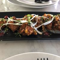 Cauliflower starter   at Indian Box in Santiago