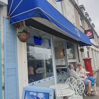 Outside at Cafe Cloud in Newquay