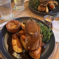 Vegan Sunday roast   at Good Companions in Brighton