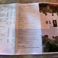 Drink Menu at HS-1 Cafe Bar in Isle Of Lewis