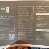 Lunch Menu at HS-1 Cafe Bar in Isle Of Lewis