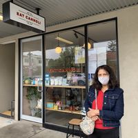 Shop front at Eat Cannoli in Preston
