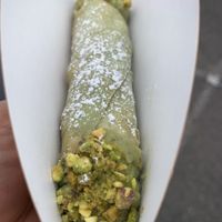Pistachio cannoli. Not great   at Eat Cannoli in Preston