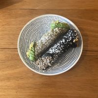 pistachio + ‘darth’ cannoli  at Eat Cannoli in Preston
