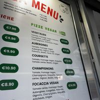 Vegan menu  at Da Francesco in Nice