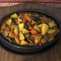 Saffron vegetarian (it’s vegan bc I told them no yogurt)  at Babylonia in Istanbul