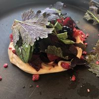 Ensalada de betabel at Coral Grill in Playa Del Carmen