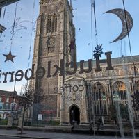 Nice place to sit at the window at Huckleberries in Cromer