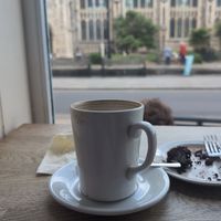 Nice window seating at Huckleberries in Cromer