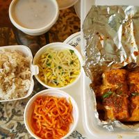To-go order of tofu steak at HJ Farm/Hajun Farm in Suwanee