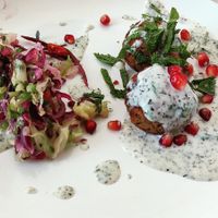 Protein balls with cabbage salad at M Butterfly by Miss Saigon in Lisbon