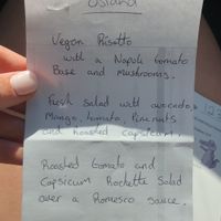 Menu at Escarpment Restaurant Kakadu in Jabiru