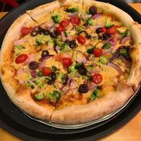 Vegan pizza  at Vezpa - Copacabana in Rio De Janeiro