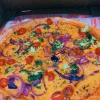 Vegan pizza at Vezpa - Copacabana in Rio De Janeiro