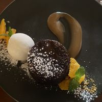 Sticky date pudding  at Formaggio's in Christchurch