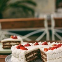 RAW Sponge cake at Elixir in Ubud